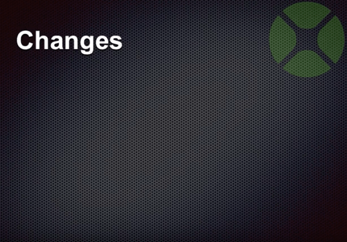 Changes to your Project