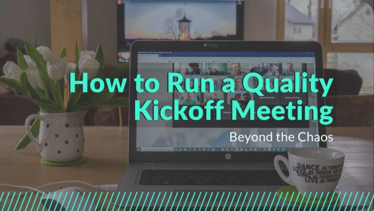 7 tips to run a kickoff meeting