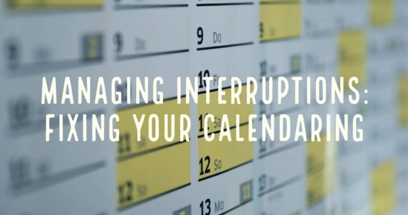 Managing Interruptions