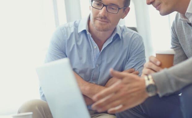 business owner undergoing operations consulting to streamline his business operations