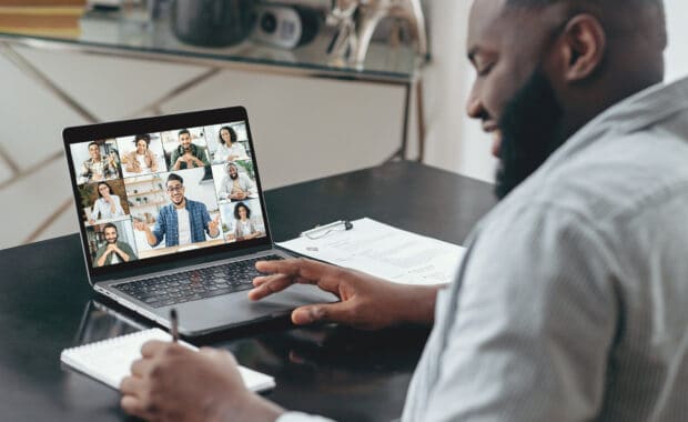 streamlined workflow is one of the good effects of technology on business as seen in this remote work set up