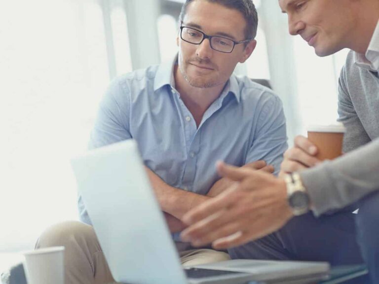 business owner undergoing operations consulting to streamline his business operations