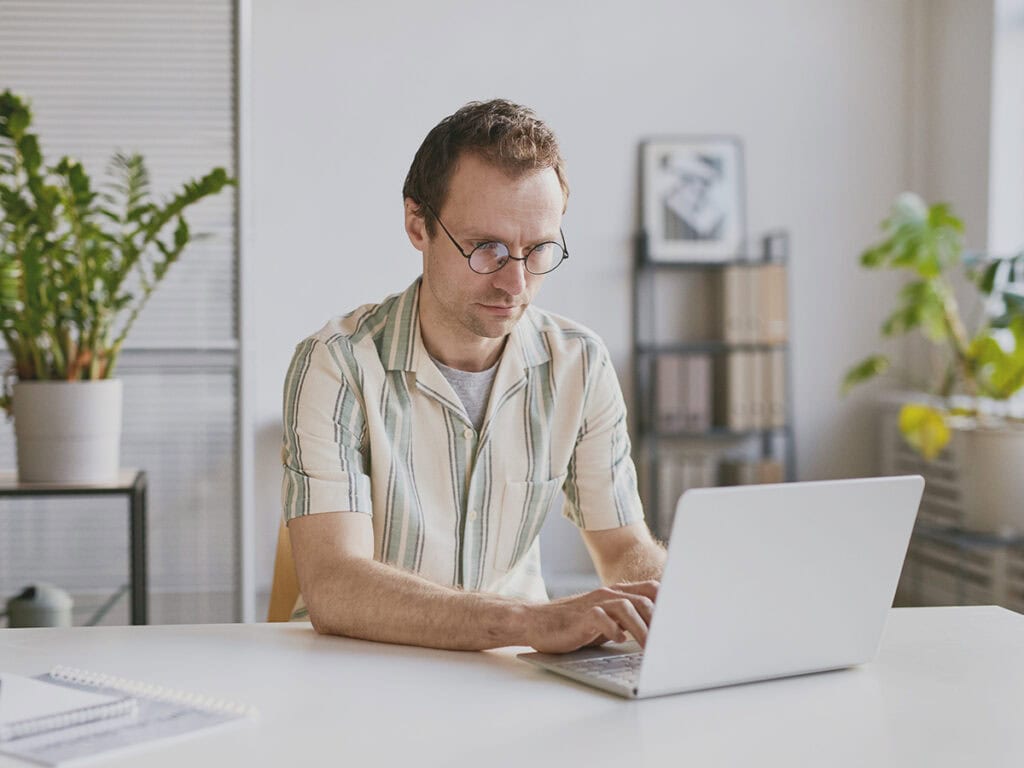A manager tackling operational inefficiencies and working remotely