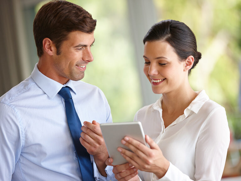 Employee reporting to the owner as part of the operations workflow